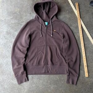 2000s mocha heavyweight zip up